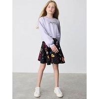 Ted Baker Girl Scuba Skirt Set - Purple