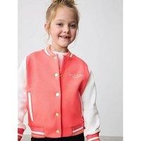 Ted Baker Girls Varsity Jacket - Orange