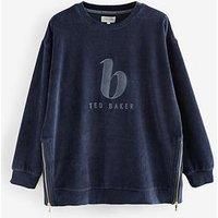 B By Ted Baker Wall Lounge Sweatshirt - Navy