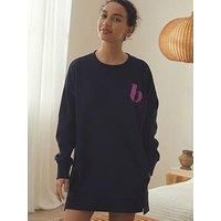 B By Ted Baker Standalone Long Sleeve Sweatshirt - Navy