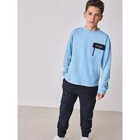 Ted Baker Younger Boys Panel T-Shirt - Blue