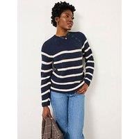 Fatface Breton Stripe Jumper - Navy