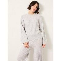 Fatface Knit Lounge Jumper - Grey