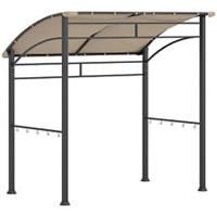 Outsunny 2.2 x 1.5 m BBQ Gazebo Tent Sun Shade with Canopy, Khaki