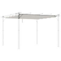 Outsunny Pergola Shade Cover Replacement Canopy for 3 x 3(m) Pergola, Cream