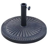 Outsunny 14kg Garden Parasol Base, Round Resin Sun Umbrella Base, Bronze