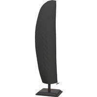 Outsunny Parasol Cover, Cantilever Umbrella Cover, Banana Umbrella Protector with Zipper for Outdoor Garden, Patio, Black