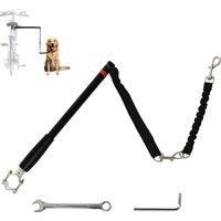 PawHut Dog Lead for Bicycle, Dog Leash for Cycling, Training, Jogging, Black