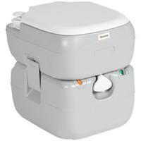 Outsunny Portable Toilet with Detachable Tanks for Camping, Grey