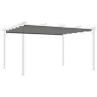 Outsunny Pergola Shade Cover Replacement Canopy for 4 x 3(m) Pergola, Light Grey