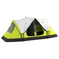 Outsunny 2 Room Camping Tent with Waterproof Rainfly & Screen Panels Yellow