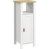 kleankin Slim Bathroom Storage Cabinet - White
