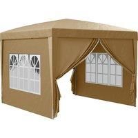 Outsunny 3 x 3(m) Pop Up Gazebo - Khaki