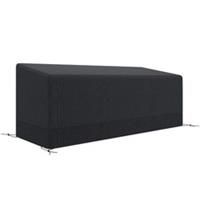 Outsunny 190x72x76cm Rectangular Patio Furniture Cover for Chairs Black