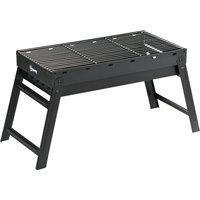 Outsunny Foldable Charcoal Grill - Black