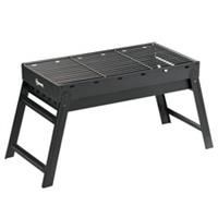 Outsunny Portable Charcoal Grill with Pull-Out Charcoal Basin