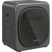 HOMCOM 4kg Vented Tumble Dryer with Deodorize, Smart Mode, 800W Compact Tumble Dryer with Stainless Steel Tub, Front Load, for Flat, Home, RVs, Grey