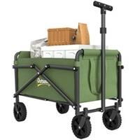 Outsunny 41L Festival Trolley, 60kg Heavy Duty Folding Trolley Cart, Green