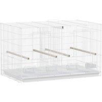 Bird Cage Parrot Cage with Divider for Budgie, Canary