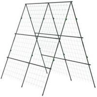 Outsunny A-Frame Trellis Plant Support for Vegetables, Flowers, Fruit
