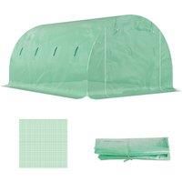 Greenhouse Replacement Cover ONLY for Tunnel Walk-in Greenhouse