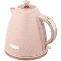 HOMCOM 3kW Rapid Boil Honeycomb Kettle - Light Pink