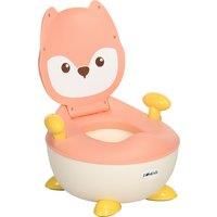 ZONEKIZ Baby Potty Training Toilet with Splash Guard, Anti-Tip Feet, Side Handles, Easy to Clean