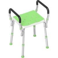 HOMCOM 57-69cm Aluminium Frame Bath Seat