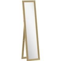 HOMCOM 37 x 157 cm Full Length Mirror - Natural