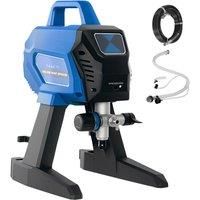 HOMCOM Airless Paint Sprayer, Thinning-Free, Electric? Fence Paint Sprayer for Exterior and Interior DIY Painting Projects, Wall Spray Gun Machine, Household Use, 1.5L/min, 200Bar, 7.5m Hose Dark Blue