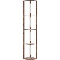 Modern Floor Lamp with shelves, Dimmable LED Light, for Corner, Living Room