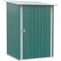 Outsunny 3.3ft x 3.4ft Outdoor Storage Shed Steel Garden Shed w/ Lockable Door