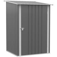 Outsunny 3.3ft x 3.4ft Outdoor Storage Shed Steel Garden Shed w/ Lockable Door