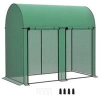 Outsunny 200 x 100 x 178cm Small Tomato Greenhouse with Roll-up Zipped Doors