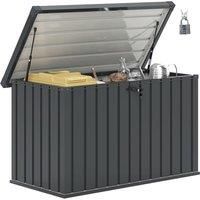 Outsunny 400L Galvanised Steel Garden Storage Box