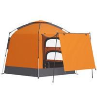 Outsunny 2-4 Person Tent, Instant Pop Up Camping Tent, Orange