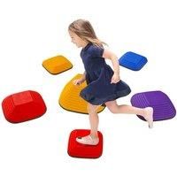AIYAPLAY 6 Piece Balance Stepping Stones for Kids, none