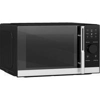 HOMCOM 23L 800W Microwave Oven, Digital Solo Microwave with 10 Power Levels, Automatic Defrost, 8 Auto Cook Menus, 60 Minutes Timer, Black