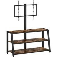 TV Stand with Swivel Bracket and Open Shelves for 32 - 65 Inch TVs