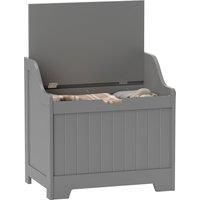 HOMCOM 61L Home Storage Chest - Grey