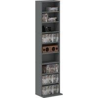HOMCOM 260 Narrow CD Storage Unit - Grey