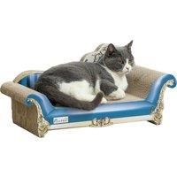 Cat Scratcher with Catnip for Indoor Cats, Cat Scratching Board, Blue