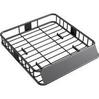 Universal Roof Rack Basket, 90.7 kg Steel Car Top Luggage Cargo Carrier, Black