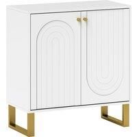 HOMCOM 2-Door Sideboard Storage Cabinet - White