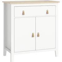 HOMCOM Farmhouse Style Sideboard - White