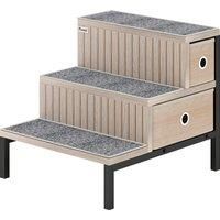 Dog Stairs with Storage, Pet Steps for Cats & Small Dogs, for Sofa, High Bed