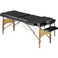 Portable Massage Table 3 Section Beauty Bed with Adjustable Height for Spa