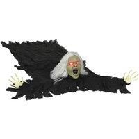 183 cm Life Size Halloween Animated Crawling Zombie with Glowing LED Eyes