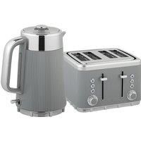 HOMCOM Electric Kettle and Toaster Set, 3000W 1.7L UK Strix Thermostat Rapid Boil Jug Kettle with Limescale Filter, Cool Touch Body, 4 Slice Toaster with 7 Browning Controls, Crumb Tray, Tan