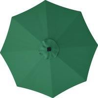 Outsunny 3 m Replacement Parasol Canopy with Top Vent, UPF 50+ Garden Parasol Replacement Canopy, 8 Rib Parasol Cover Replacement Fits Various Frames, Green